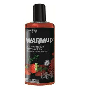JOYDIVISION WARMUP warming massage oil with strawberry 150 ml – image 1