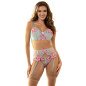 SUBBLIME rosa Dessous-Set mit bestickten Blumen und Strumpfband – Bild 13
