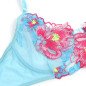 Ensemble de lingerie rose SUBBLIME avec fleurs brodées et porte-jarretelles – photo 18