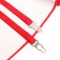 Rotes Leder-Dessouskleid mit Spitzendetails und Reißverschluss – Bild 7