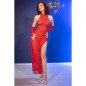 Rotes Spitzenkleid mit Handschuhen für Erwachsene – Bild 7