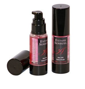 Extase Sensual Massageöl mit frischem Erdbeerduft 30 ml – Bild 1