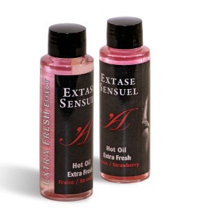 Huile de massage EXTASE SENSUAL à la saveur fraîche de fraise 100 ml – photo 2