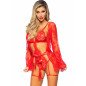 LEG AVENUE czerwony komplet bielizny z body i sukienką, rozmiary S lub M – zdjęcie 8 LEG AVENUE czerwony komplet bielizny z body i sukienką, rozmiary S lub M – zdjęcie 8