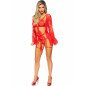 LEG AVENUE rotes Dessous-Set mit Teddy und Kleid für Größe S oder M – Bild 13