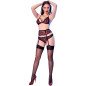 CHILIROSE vierdelige zwarte lingerieset voor vrouwen – foto 3