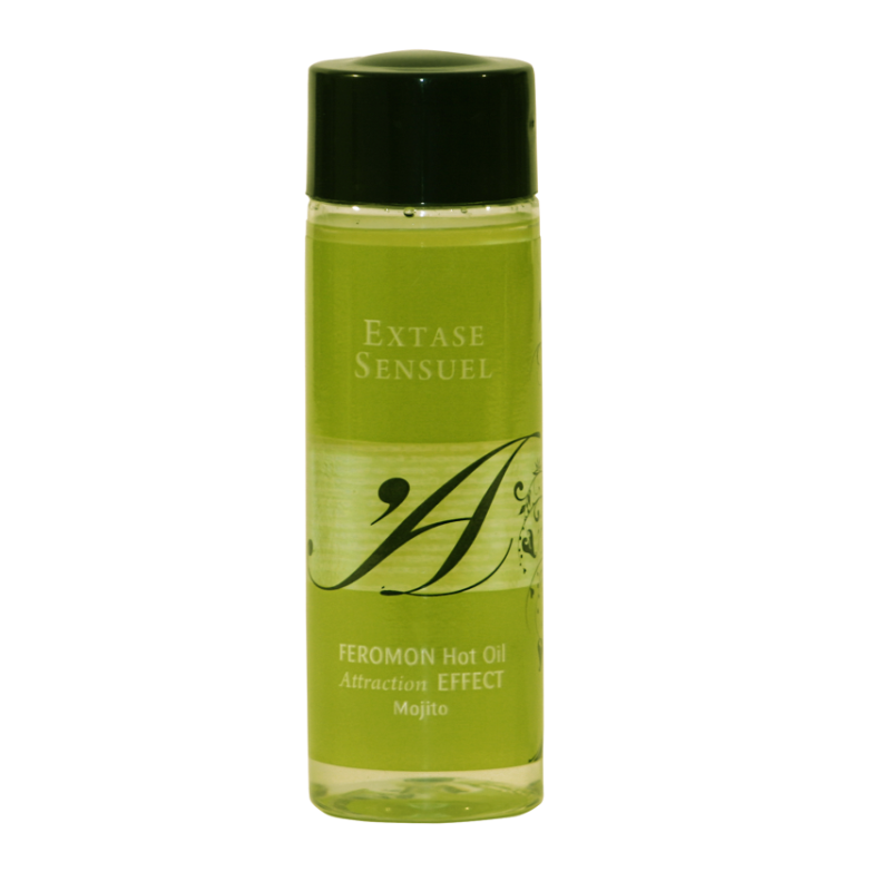 Massageolie met warmte-effect en mojito-geur 100 ml – foto 1