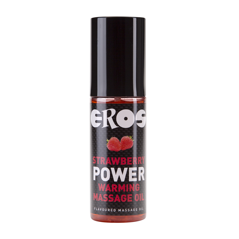 EROS POWER LINE rozgrzewający olejek do masażu o zapachu truskawkowym 100 ml – zdjęcie 1 EROS POWER LINE rozgrzewający olejek do masażu o zapachu truskawkowym 100 ml – zdjęcie 1