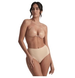 Siliconen cups voor lingerie in beige, verkrijgbaar in maat A tot en met D