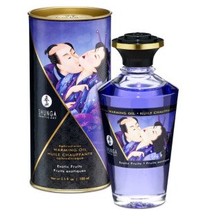 Huile de massage Shunga aux fruits exotiques avec effet chauffant 100 ml – photo 1
