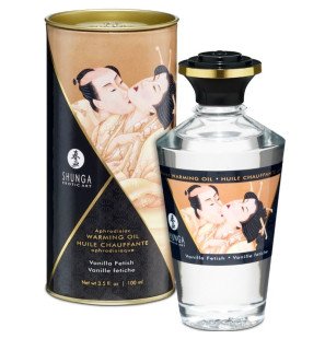 SHUNGA Warming Massage Oil with Vanilla Flavour 100 ml – image 1