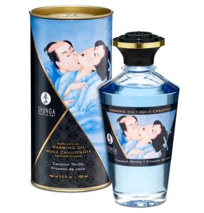Huile de massage SHUNGA à la noix de coco avec effet chauffant 100 ml – photo 1