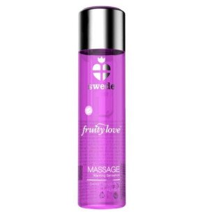 SWEDE warming massage oil with raspberry and rhubarb 60 ml – image 1