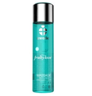 SWEDE warming massage oil with blackcurrant and lime, 60 ml – image 1