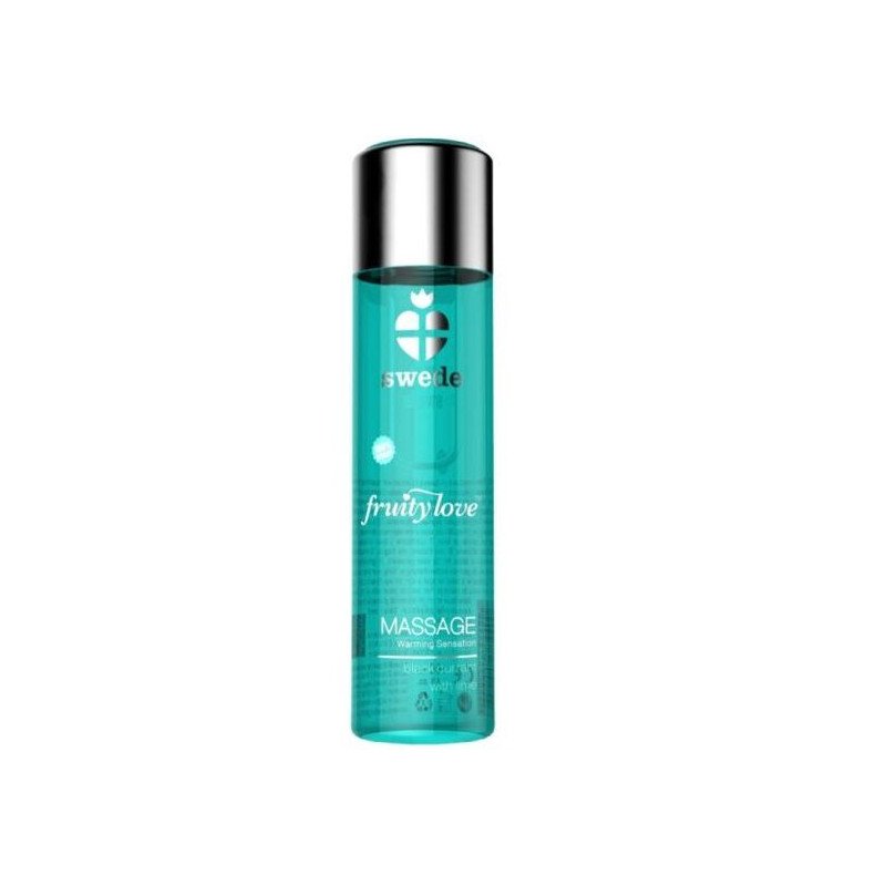 SWEDE warming massage oil with blackcurrant and lime, 60 ml – image 1 SWEDE warming massage oil with blackcurrant and lime, 60 ml – image 1