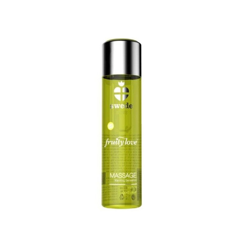 SWEDE massageolie met vanille en peer, warmte-effect, 60 ml – foto 1