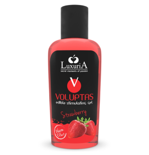 Edible Massage Gel with Warming Effect and Strawberry 100 ml – image 1