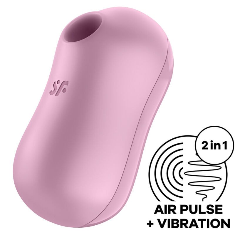 Satisfyer Sugar Spin, wibrator i stymulator powietrzny – zdjęcie 1