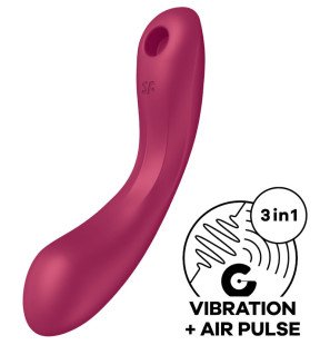 Satisfyer Curve Trinity air pulse vibrator with vibration – image 1