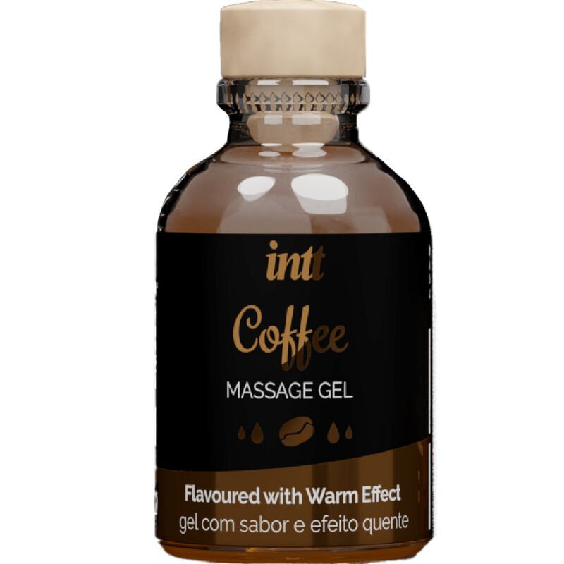 Massagegel mit Kaffeegeschmack und Wärmeeffekt 30 ml – Bild 1