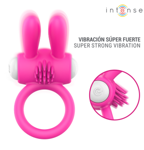Anneau pénien vibrant avec stimulation clitoridienne INTENSE HOPPS – photo 3