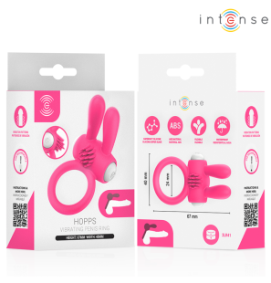 Anneau pénien vibrant avec stimulation clitoridienne INTENSE HOPPS – photo 5