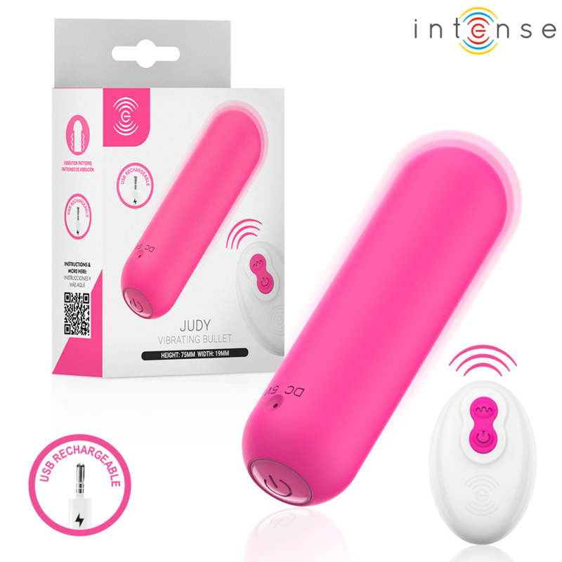Rechargeable Bullet Vibrator with Remote Control Judy – image 1