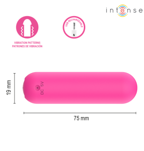 Vibromasseur bullet rechargeable avec télécommande Judy – photo 4