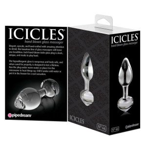 ICICLES transparent anal plug 2,5 cm – image 4