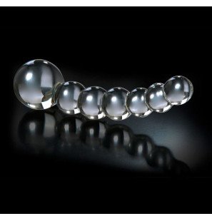 Stimulateur anal transparent en verre 2 cm ICICLES – photo 7