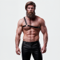 Harnais pour homme en similicuir à bretelles croisées – photo 5 Harnais pour homme en similicuir à bretelles croisées – photo 5