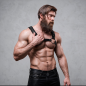 Men’s Eco-Leather Chest Harness with Studs – image 7 Men’s Eco-Leather Chest Harness with Studs – image 7