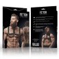 Harnais de poitrine Bulldog en cuir écologique pour hommes M/L – photo 10