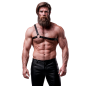 Men’s Eco-Leather Harness with Crossed Shoulder Straps – image 10