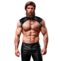 Adjustable eco-leather neck harness for men – image 10