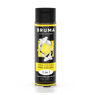 BRUMA warming massage oil with pineapple flavour 3-in-1, 100 ml – image 2