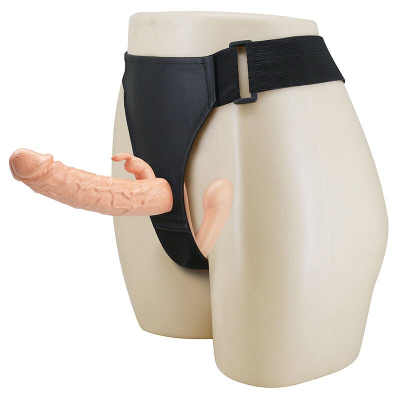 Hollow Strap-On BAILE Charlotte with Adjustable Harness for Double Penetration – image 1