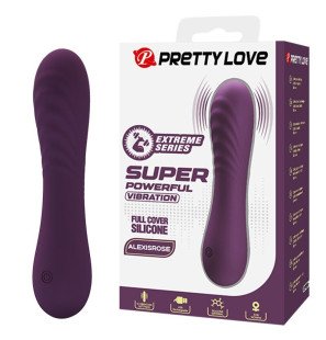 Ergonomic vibrator PRETTY LOVE Alexisrose with 10 functions and USB charging – image 1