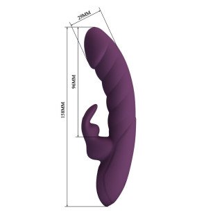 Wasserdichter Rabbit-Vibrator PRETTY LOVE Harper mit 10 Funktionen und Doppelstimulation – Bild 10