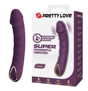 Vibromasseur silencieux rechargeable PRETTY LOVE Amara avec 10 fonctions et silicone douce – photo 1