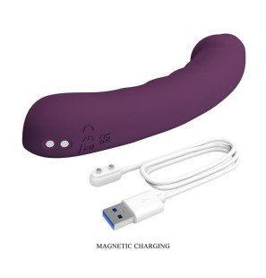 Stille oplaadbare vibrator PRETTY LOVE Amara met 10 functies en zachte silicone – foto 8