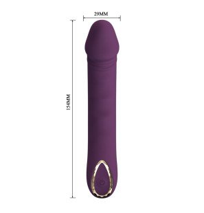 Stille oplaadbare vibrator PRETTY LOVE Amara met 10 functies en zachte silicone – foto 10