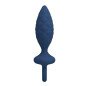 Strukturierter Analplug MR PLAY mit Entnahmering, blau, Größe S – Bild 6