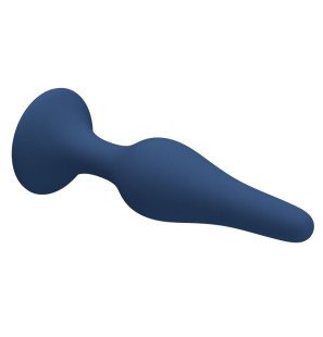 Korek analny z silikonu MR PLAY, niebieski, rozmiar XL, z szeroką podstawą – zdjęcie 7