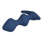 Ergonomischer Silikon-Analplug MR PLAY, blau, gebogene Form und breite Basis – Bild 4