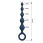 Silicone Anal Beads with Anal Plug, MR PLAY, Blue, 20,4 cm, with Removal Ring – image 9