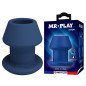 Plug anal creux en silicone MR PLAY Jack bleu taille S avec canal ouvert – photo 1
