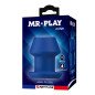 Hohler Silikon-Analplug MR PLAY Jack, blau, Größe S, mit offenem Kanal – Bild 3