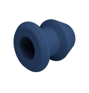Hohler Silikon-Analplug MR PLAY Jack, blau, Größe S, mit offenem Kanal – Bild 5