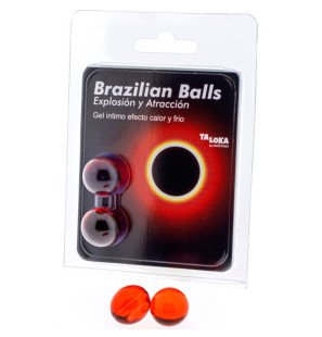 Taloka boules de gel lubrifiant à effet chauffant et rafraîchissant, 2 boules – photo 2